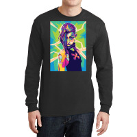 Jinx Arcane Art Poster Nature (1) Long Sleeve Shirts | Artistshot