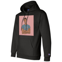 Justin Foley 13 Reasons Why Poster 80s (1) Champion Hoodie | Artistshot