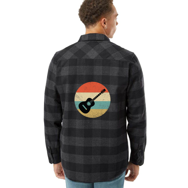 Retro Vintage Acoustic Guitar Flannel Shirt | Artistshot