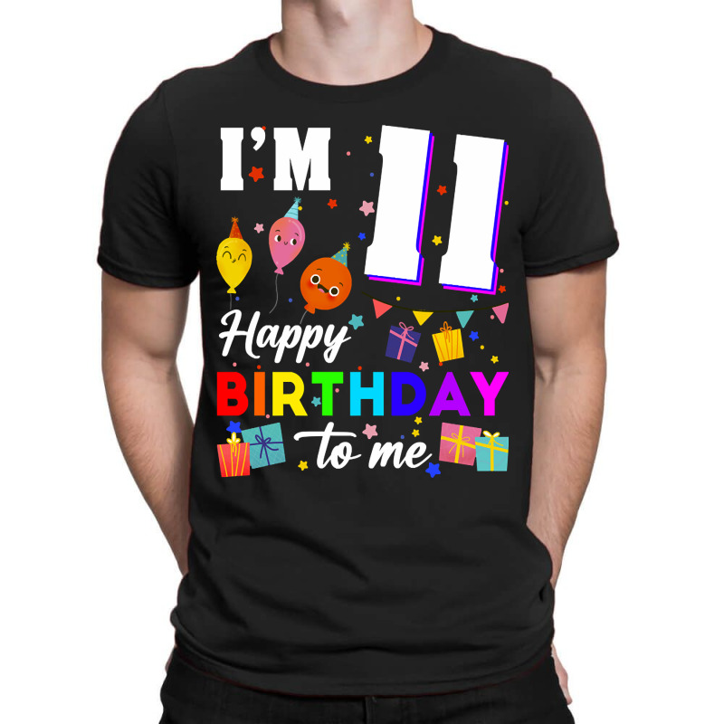 Eleven 11yr 11th Birthday Happy Birthday Boy 11 Years Old T-Shirt by joanmouse000 | Artistshot