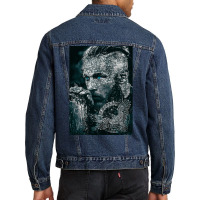 King Ragnar Lothbrok Vikings  Humor Cute Men Denim Jacket | Artistshot