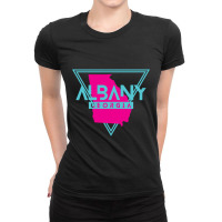 Albany Georgia Retro Vintage Triangle Ga Ladies Fitted T-shirt | Artistshot