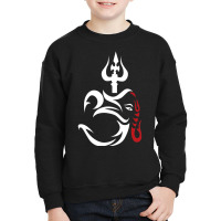 Limited Edition Om-ganesha And Lord Shiva Divine Trident Trishul Youth Sweatshirt | Artistshot