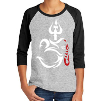 Limited Edition Om-ganesha And Lord Shiva Divine Trident Trishul Youth 3/4 Sleeve | Artistshot