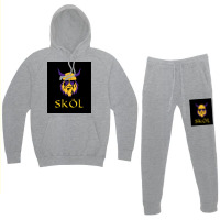 Viking Fan Merchandise Minnesota Adults Kids  80s Vintage Hoodie & Jogger Set | Artistshot