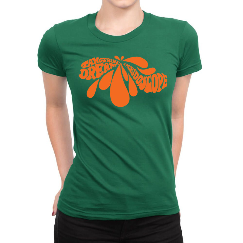 Kaleidoscope Tangerine Dream Ladies Fitted T-Shirt by camrocsehouj | Artistshot