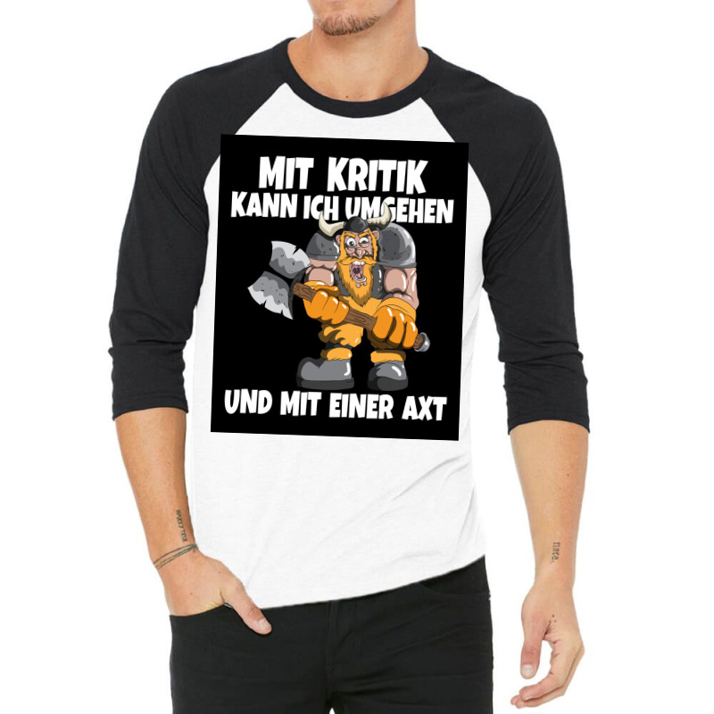 Viking Ax Motif Viking Fan Viking Mythology  Vintage 70s 3/4 Sleeve Shirt | Artistshot