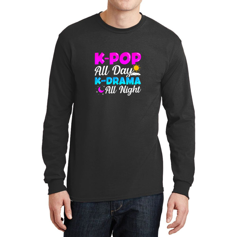 Kpop All Day Kdrama All Night Long Sleeve Shirts | Artistshot