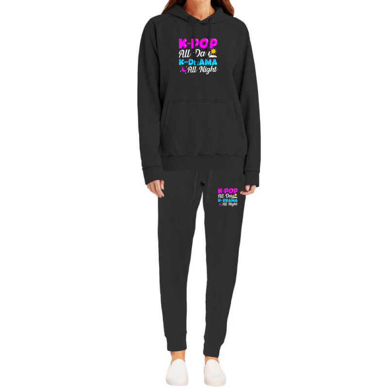 Kpop All Day Kdrama All Night Hoodie & Jogger Set | Artistshot