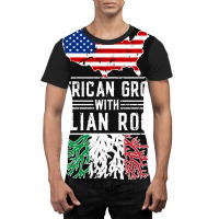 American Grown Italian Roots Pride Italy Graphic T-shirt | Artistshot