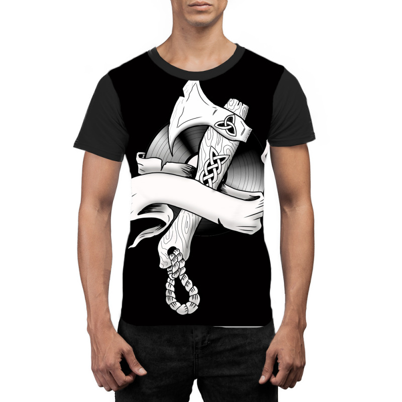 Viking Ax Music  Aesthetic Cute Graphic T-shirt | Artistshot