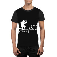 Paintball Is My Heartbeat Graphic T-shirt | Artistshot