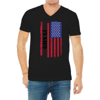 Awesome Idaho Usa United States America American Flag For A Birthday O V-neck Tee | Artistshot