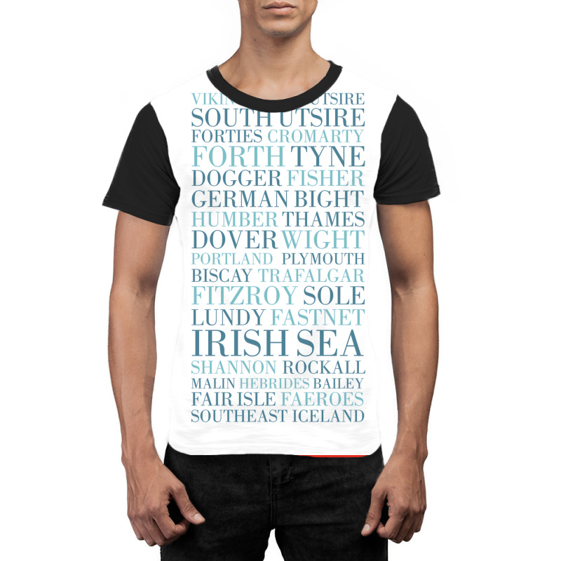 Shipping Forecast As Heard Of Radio 4  Retro Quote 80s Graphic T-shirt | Artistshot