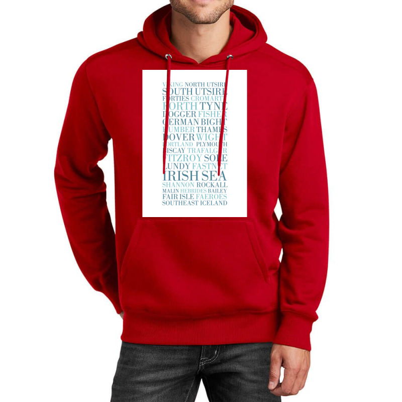 Shipping Forecast As Heard Of Radio 4  Retro Quote 80s Unisex Hoodie | Artistshot