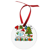 Merry Chrismukkah Hanukkah Jewish Chanukah Menorah Family T Shirt Ornament | Artistshot