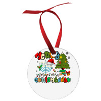 Merry Chrismukkah Hanukkah Jewish Chanukah Menorah Family T Shirt Ornament | Artistshot