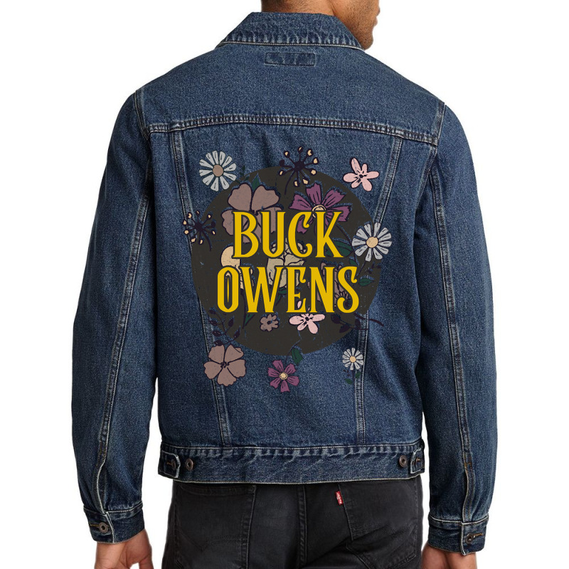 Aesthetic Buck Proud Name Flowers Retro Styles Men Denim Jacket by sausagefencing57 | Artistshot