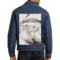 Sydney Landmark Men Denim Jacket | Artistshot