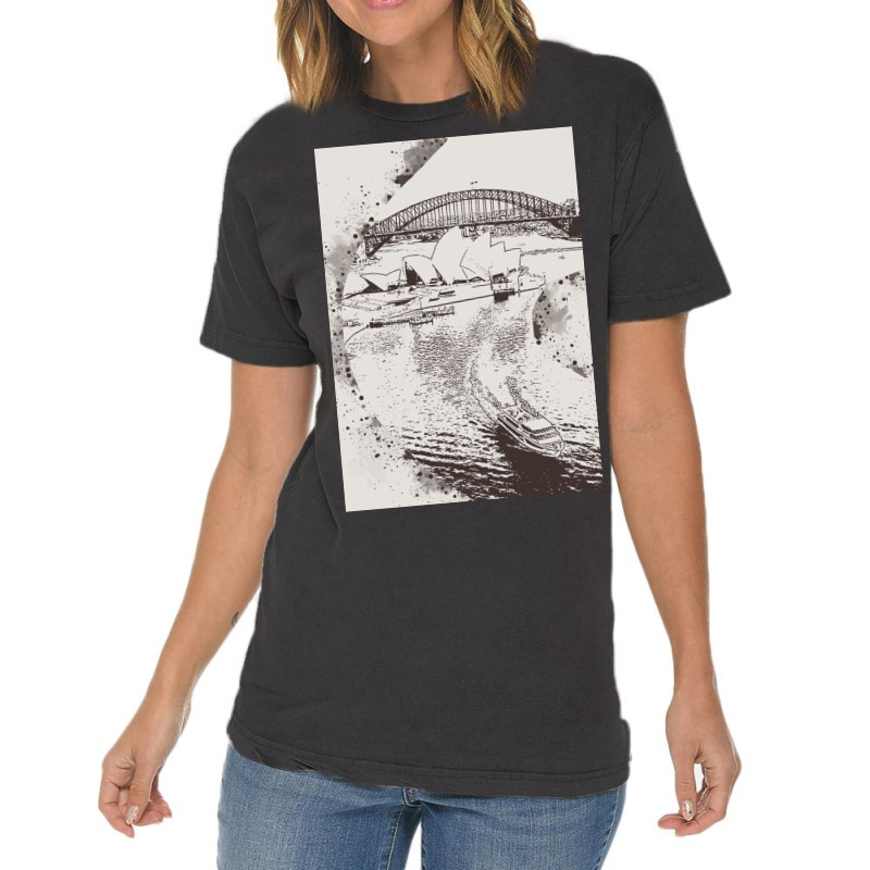 Sydney Landmark Vintage T-shirt | Artistshot