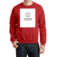 Viking Quote Moon In Sun  Blue Crewneck Sweatshirt | Artistshot