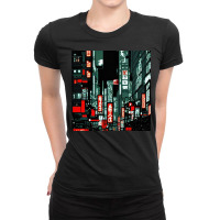 City Photo Ladies Fitted T-shirt | Artistshot