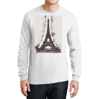 Paris Eiffel Landmark Long Sleeve Shirts | Artistshot