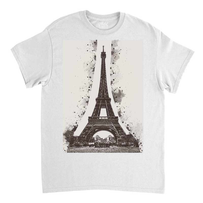 Paris Eiffel Landmark Classic T-shirt | Artistshot