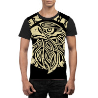 Viking Raven  Yellow Cute Graphic T-shirt | Artistshot