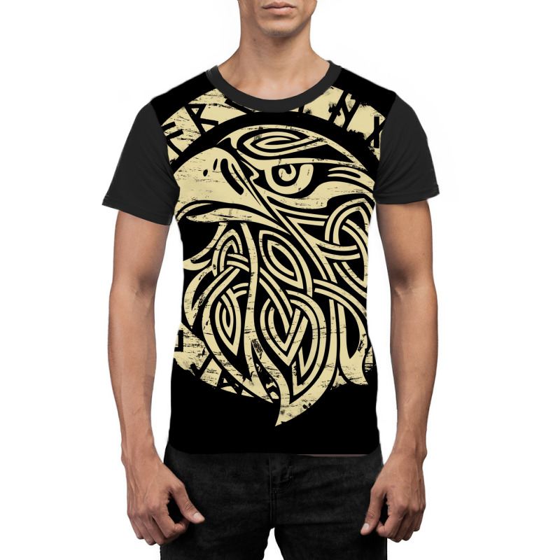 Viking Raven  Yellow Cute Graphic T-shirt | Artistshot