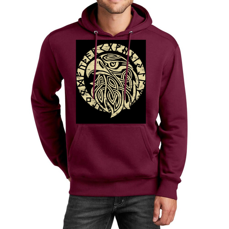 Viking Raven  Yellow Cute Unisex Hoodie | Artistshot