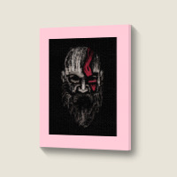 The Warrior Of Gods  Hippie Hipster Portrait Canvas Print | Artistshot