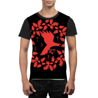 Viking Raven Rednorse Warrior Bird Warriors Roots Crow  Yellow Nature Graphic T-shirt | Artistshot