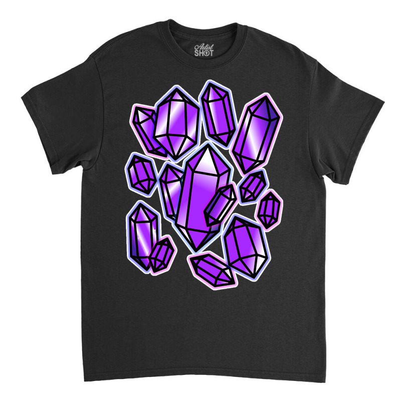 Amethyst Quartz Classic T-shirt by genuinelyseriously4 | Artistshot