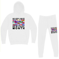 Latino American Hispanic Heritage Month Latin Flags 2021 T Shirt Hoodie & Jogger Set | Artistshot