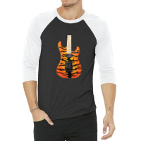 Tiger Skin Guitar 3/4 Sleeve Shirt | Artistshot