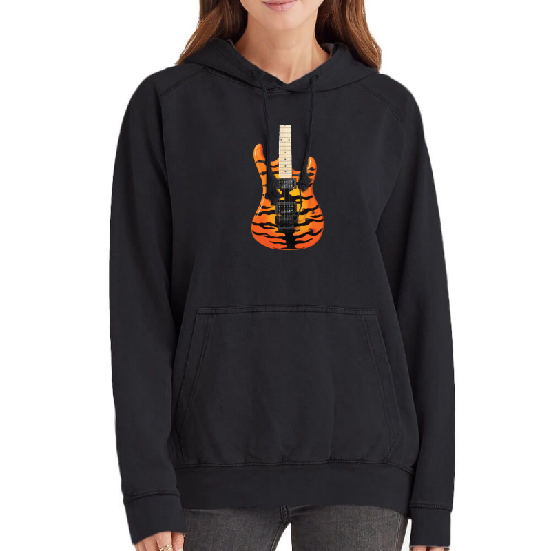 Tiger Skin Guitar Vintage Hoodie | Artistshot