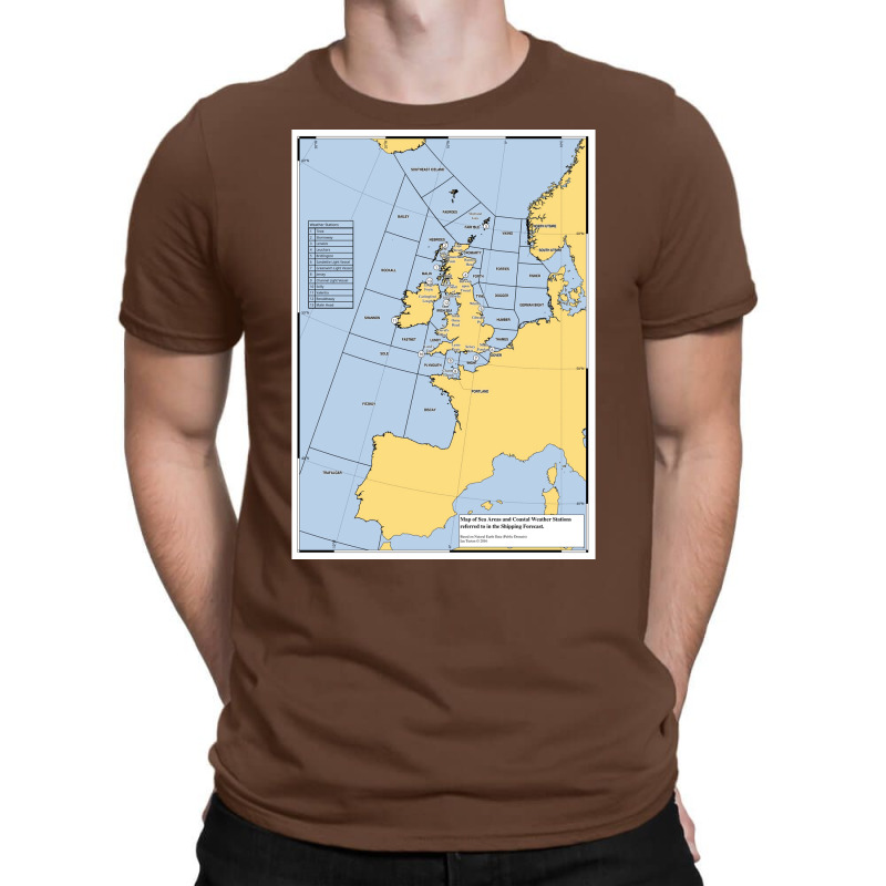 Uk Shipping Forecast Map  Nostalgia 80s Cute T-shirt | Artistshot