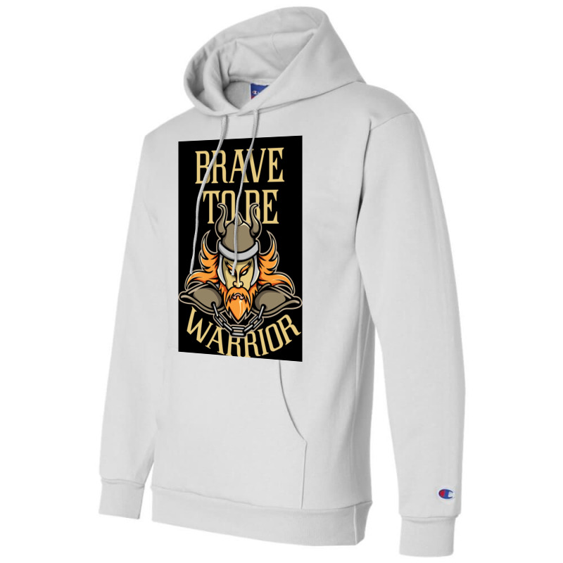 Viking Warrior  Vintage Aesthetic Champion Hoodie | Artistshot