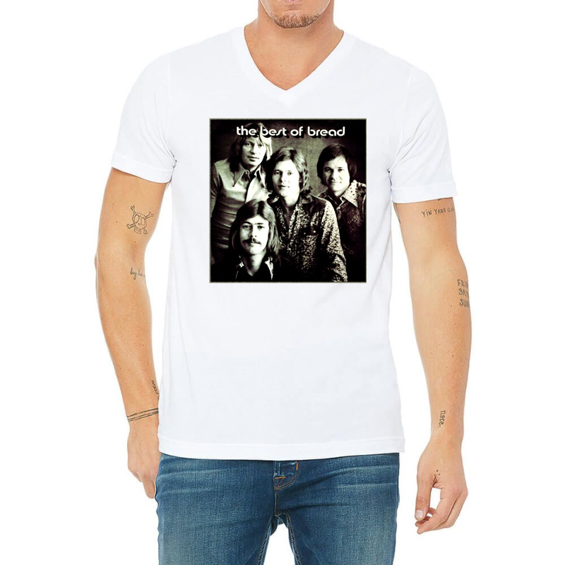 The Best Of Bread   Aged Photo Album Cover V-Neck Tee by tjwanbizasl | Artistshot