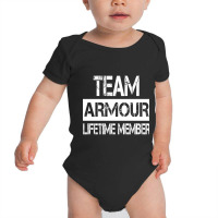 Armour Name Team Armour Lifetime Member Baby Bodysuit | Artistshot