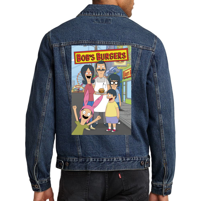 The Bobx27s Burgers Poster Boy (1) Men Denim Jacket | Artistshot