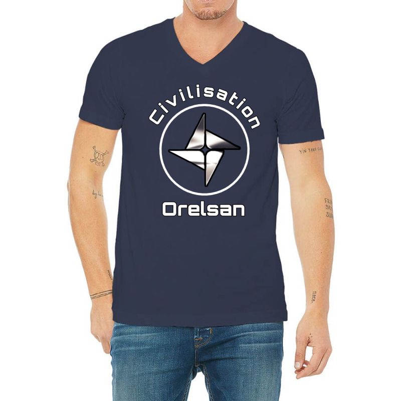 Orelsan 1 V-Neck Tee by bahbutstenyd | Artistshot