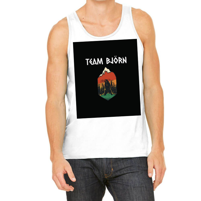 Viking Bear Team Bjrn Ironside  Blue 70s Tank Top | Artistshot