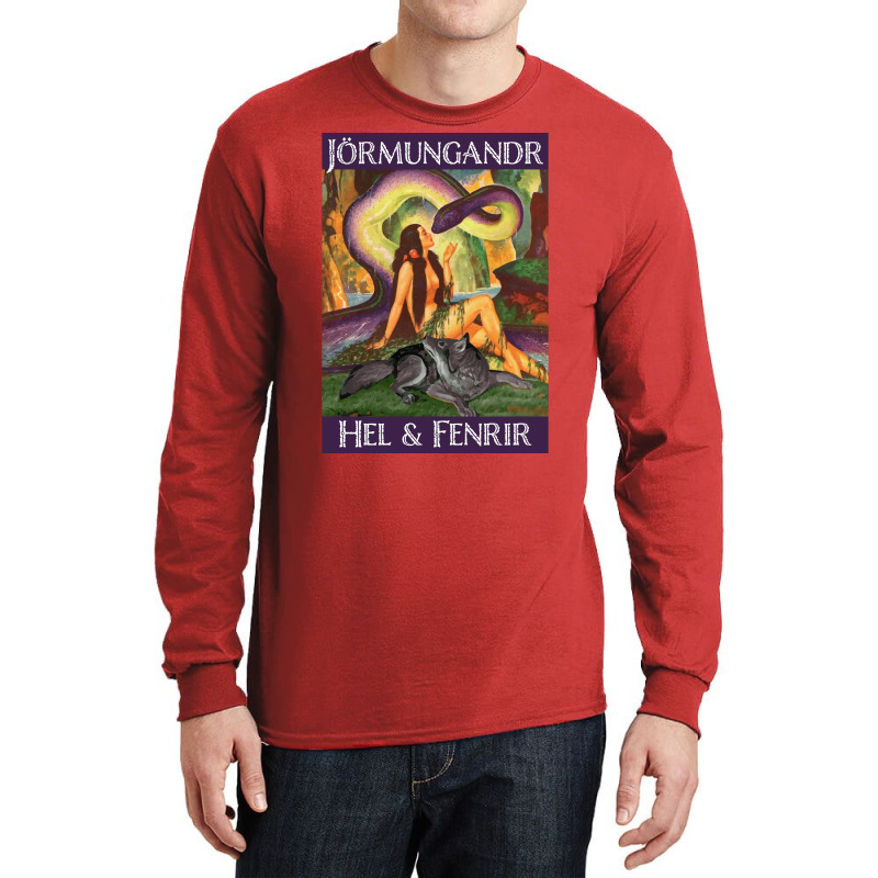 X27s Children Jormungandr Hel And Fenrir  Travel Humor Long Sleeve Shirts | Artistshot