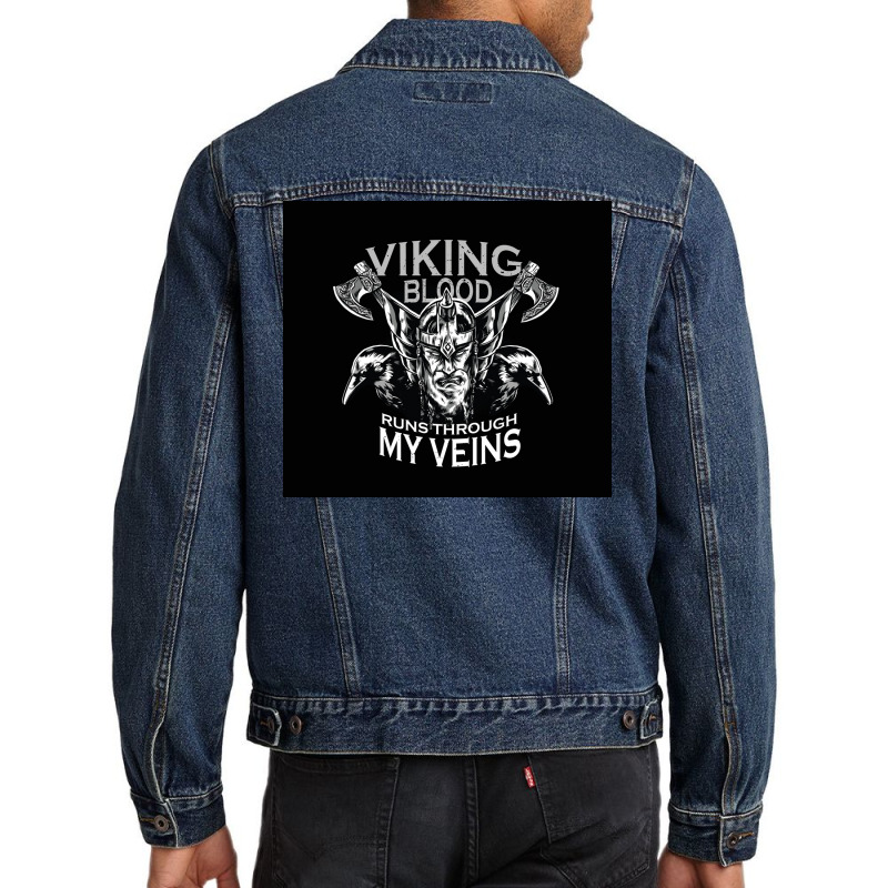 Viking Blood  Music Aesthetic Men Denim Jacket | Artistshot