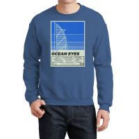 Owl City   Ocean Eyes Retro Poster Crewneck Sweatshirt | Artistshot