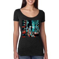 City Night Women's Triblend Scoop T-shirt | Artistshot