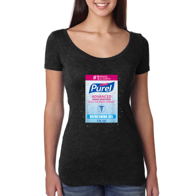 Hand Sanitizer Last Minute Funny Halloween Costume Women's Triblend Scoop T-shirt by JoshuaDavidRocoe | Artistshot