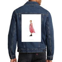 Villanelle Killing Eve Sketch Poster Travel (1) Men Denim Jacket | Artistshot